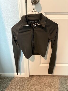 Flag nor Fail Cropped Zip-Up Jacket